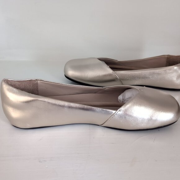NEW *Defect Xero Shoes Phoenix Leather Flats Gold Womens Size 8.5 Zero Drop - Picture 2 of 6